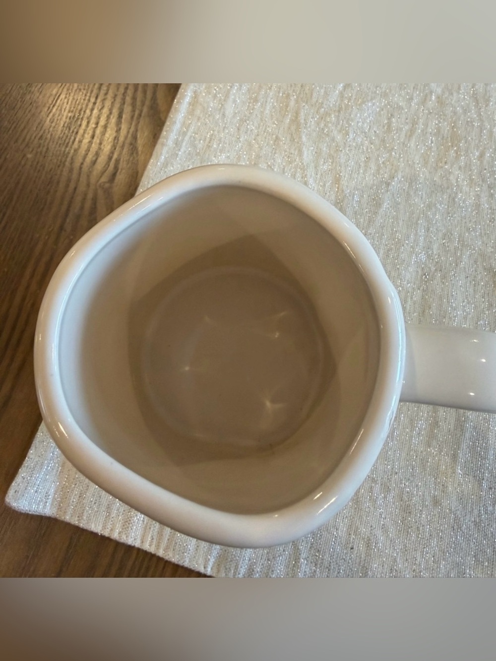 Rae Dunn JUST BREATHE White Ceramic Coffee Mug Artisan Collection 18 Oz - Picture 4 of 7